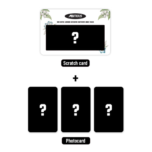 MBITIOUS Scratch Set + Random Photocard Set [The 2nd Official MD]
