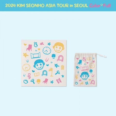 KIM SEON HO [2024 Asia Tour: Color+Full] Handkerchief + Pouch Set