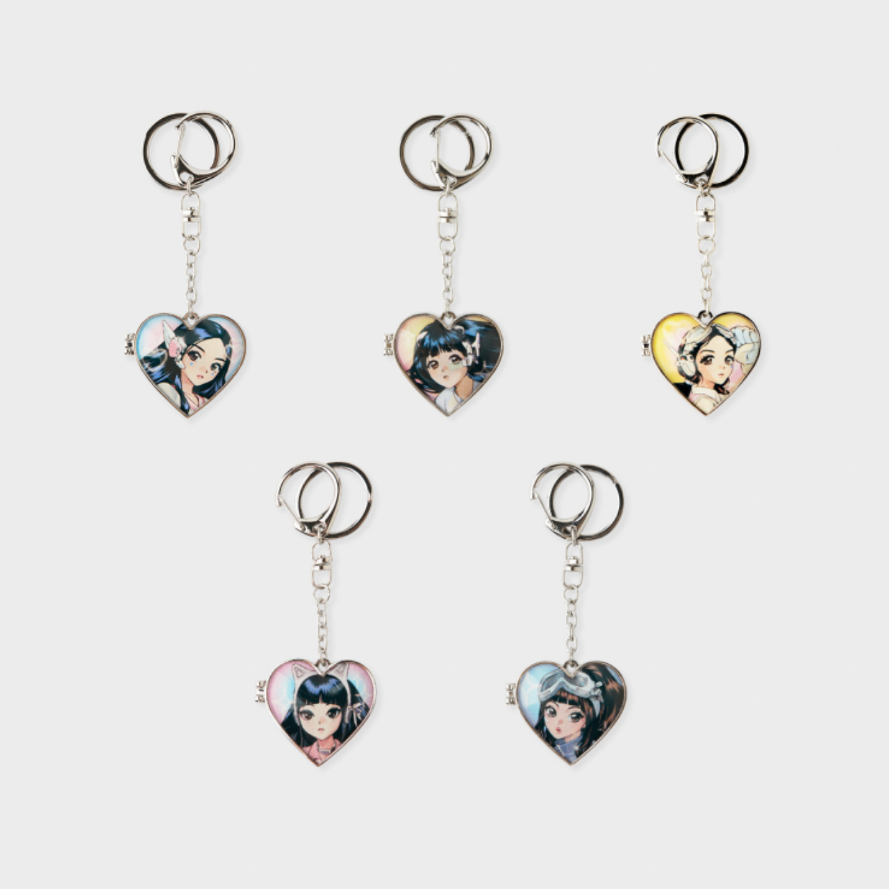 NJ Newjeans Get Up Metal Mirror Keyring (HANNI)