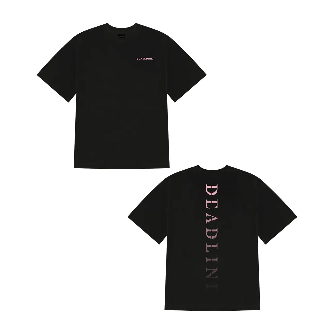 BLACKPINK Tシャツ deadline HEART LOGO SHORT BLACKPINK - Round Logo T-Shirt ['DEADLINE' WORLD TOUR IN