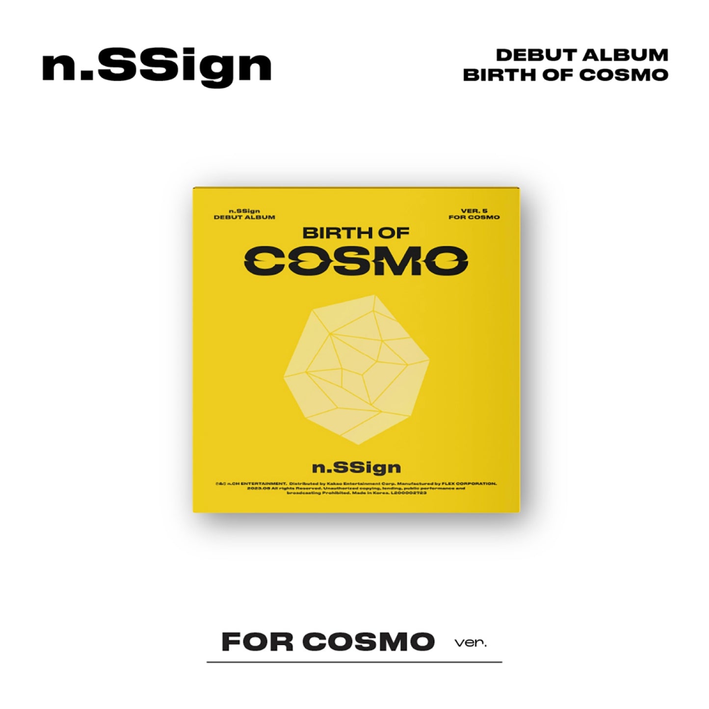 n.SSign Debut Album : BIRTH OF COSMO (FOR COSMO ver)