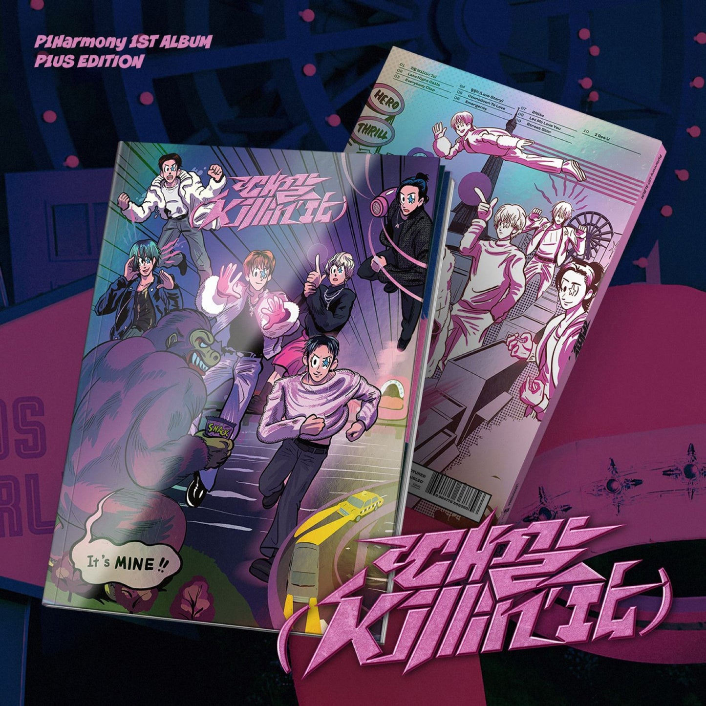 P1HARMONY 1st Full Album : Killin' It (P1us Edition ver)