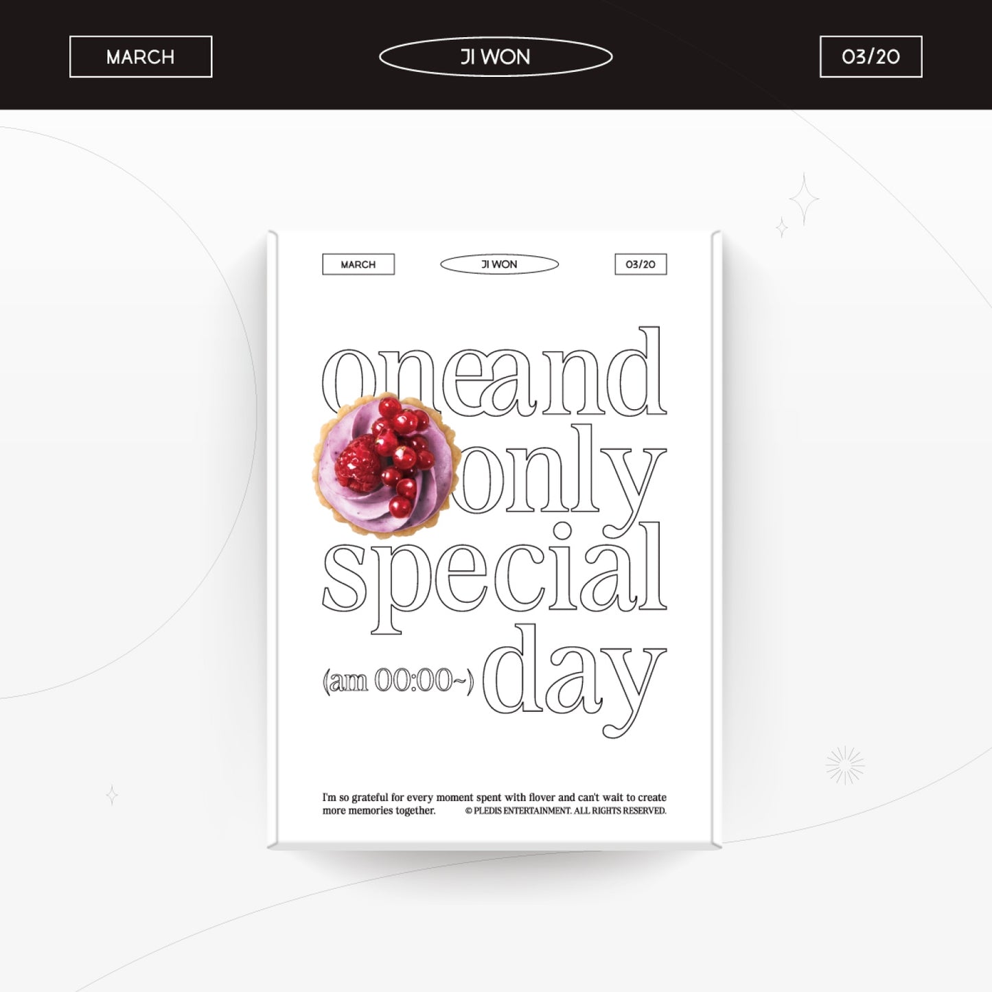 fromis_9 HAPPY JI WON DAY Birthday Box