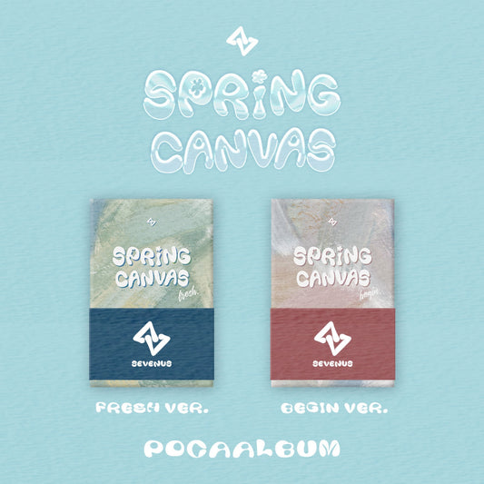 SEVENUS 1st Mini Album : SPRING CANVAS (POCA ALBUM)