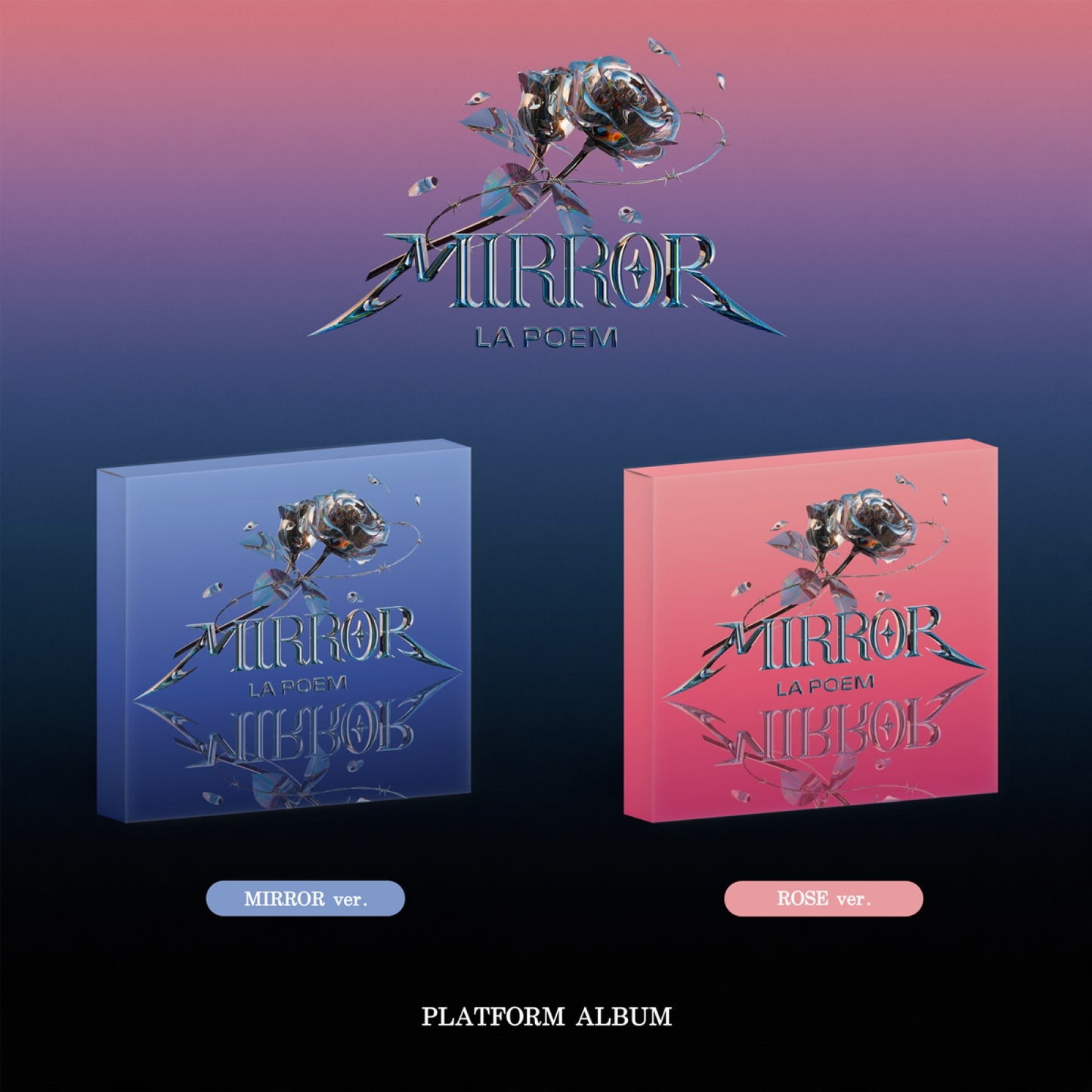 LA POEM Single Album : MIRROR (Platform ver)