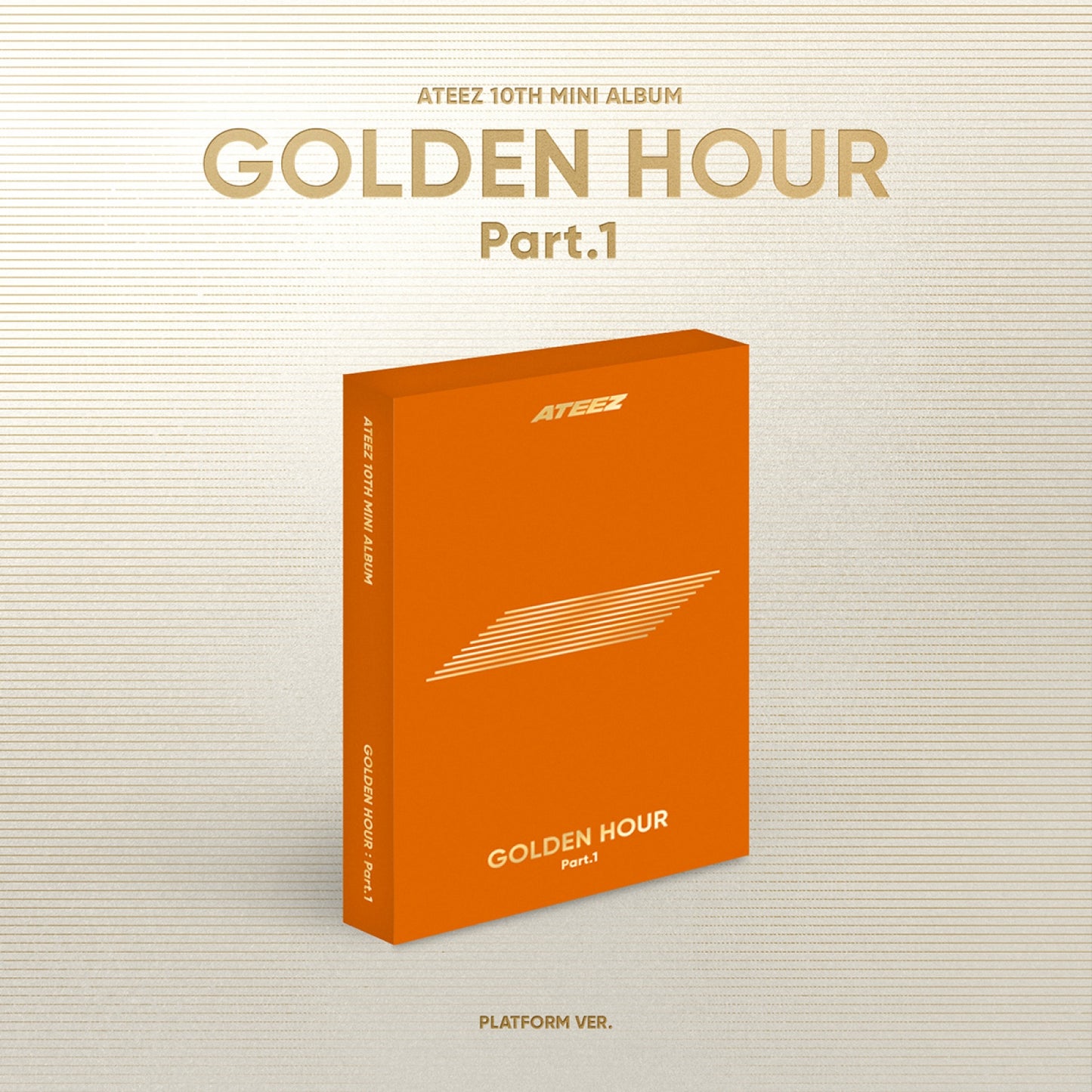 ATEEZ 10th Mini Album : GOLDEN HOUR : Part.1 (Platform ver)