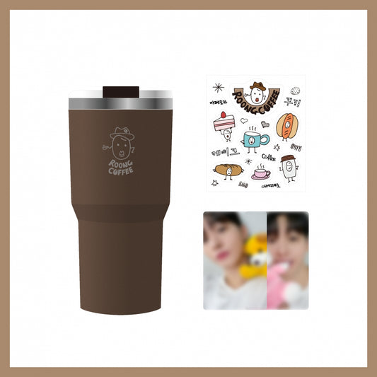 YOON JISUNG [Roong Coffee] Tumbler & Deco Sticker Set