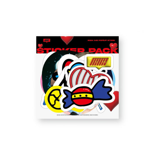 iKON [143 X EVERLINE POP!UP] Sticker Pack