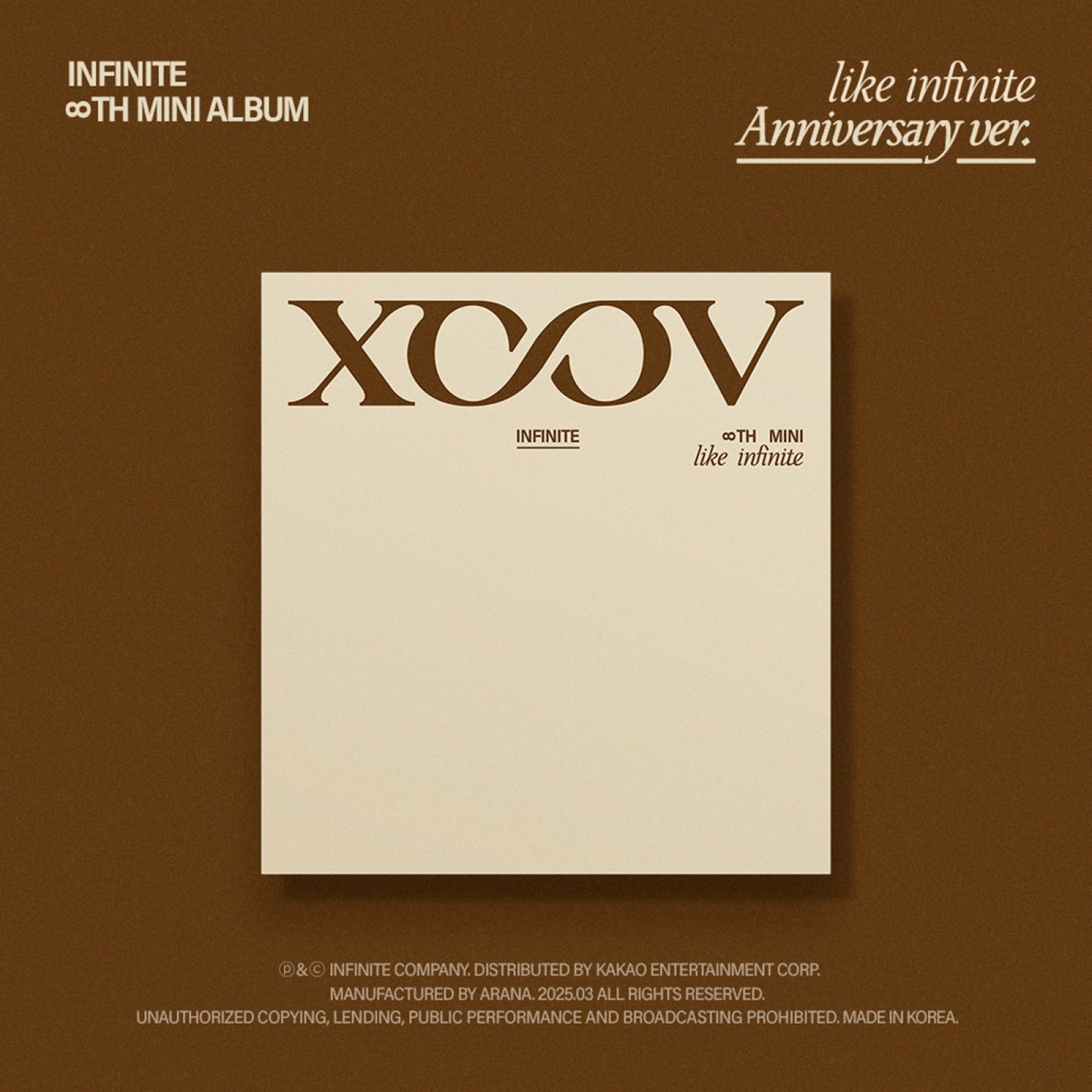 INFINITE 8th Mini Album : LIKE INFINITE (Anniversary ver)