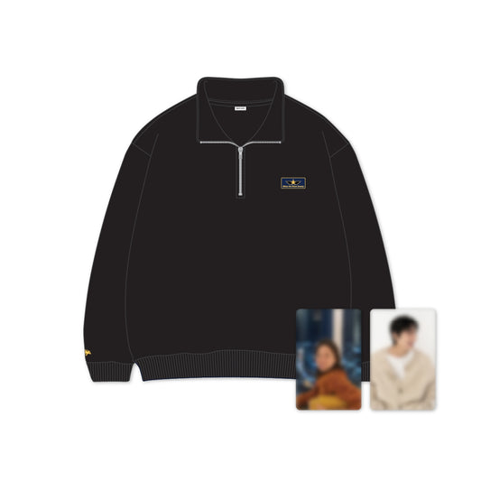 When The Stars Gossip Half Zip-Up Sweatshirt