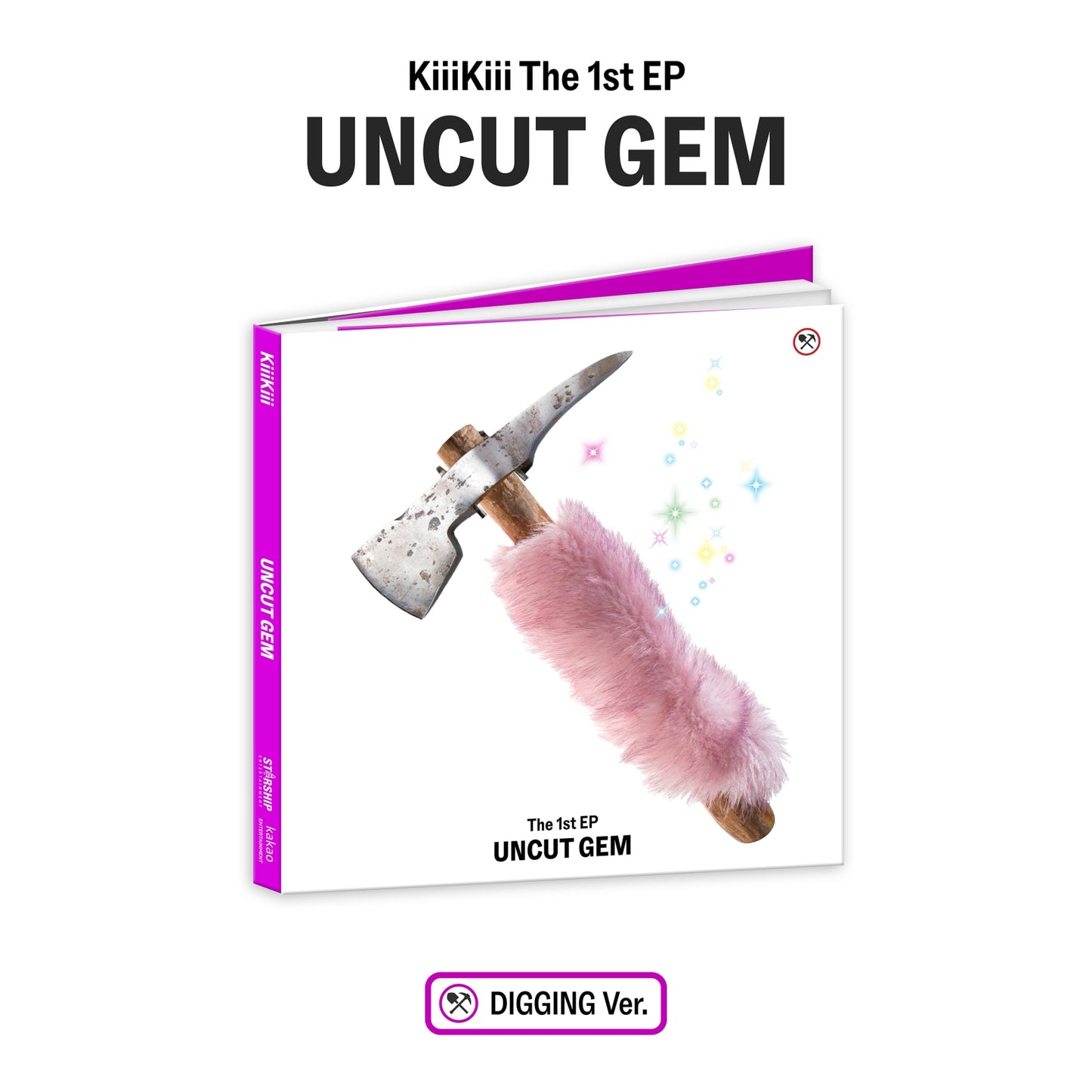 KiiiKiii 1st mini Album : UNCUT GEM (DIGGING ver)