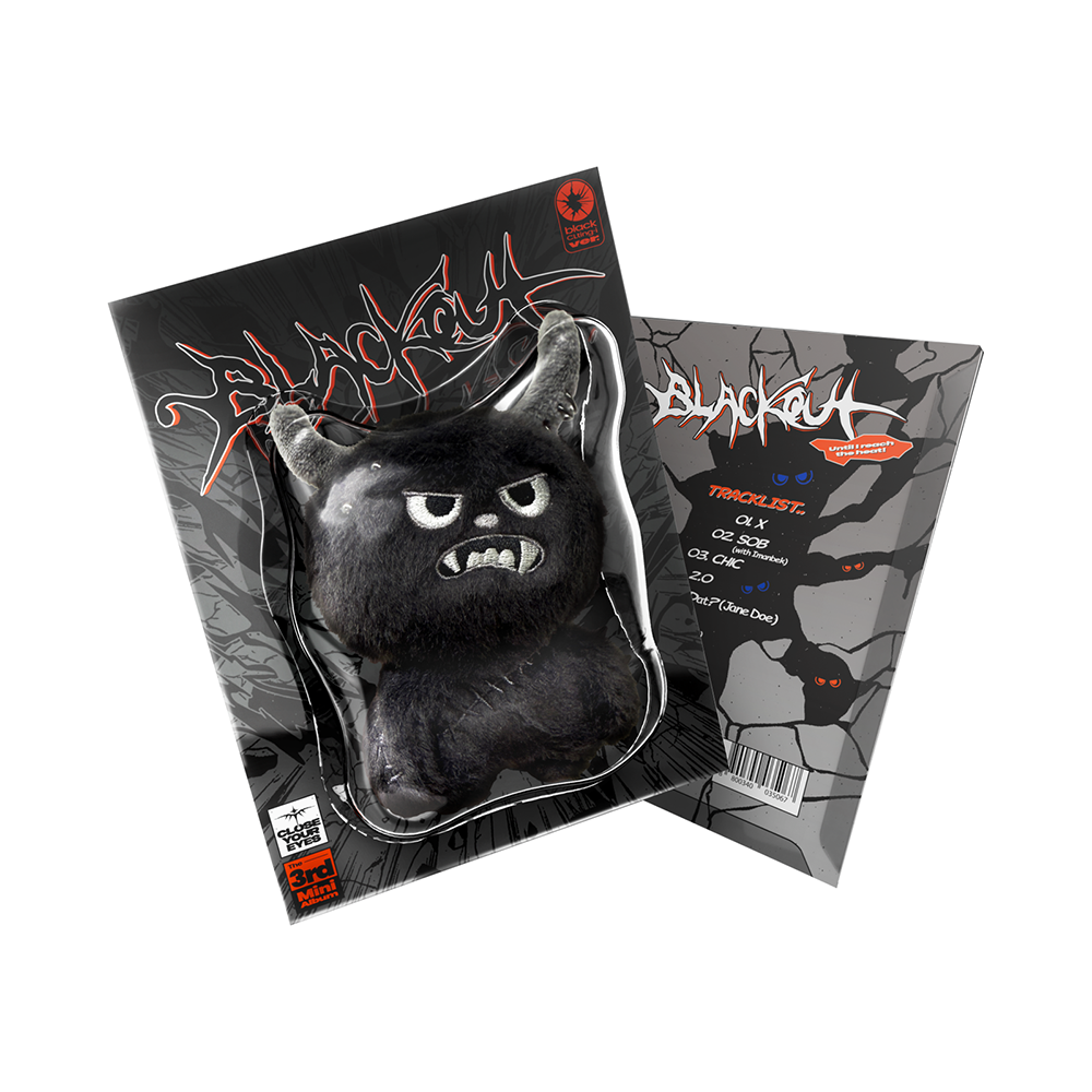 CLOSE YOUR EYES 3rd Mini Album : blackout (black CLting-i ver)