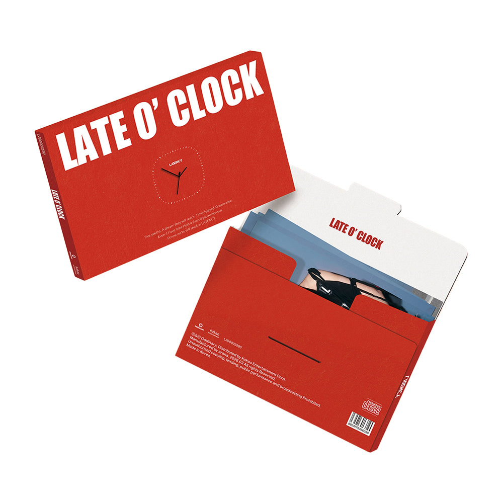 LATENCY 1st Mini Album : LATE Oβ CLOCK (Postcard ver)