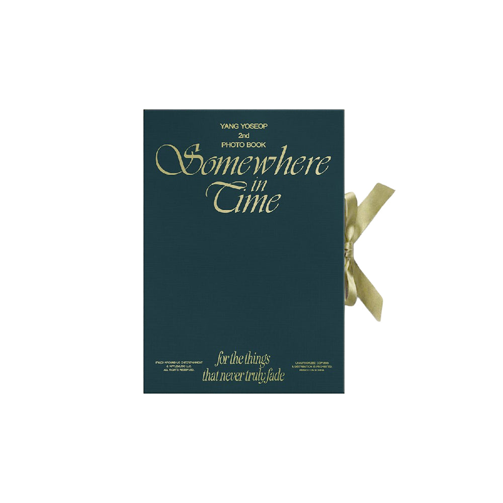 YANG YOSEOP 2nd Photobook : Somewhere in Time