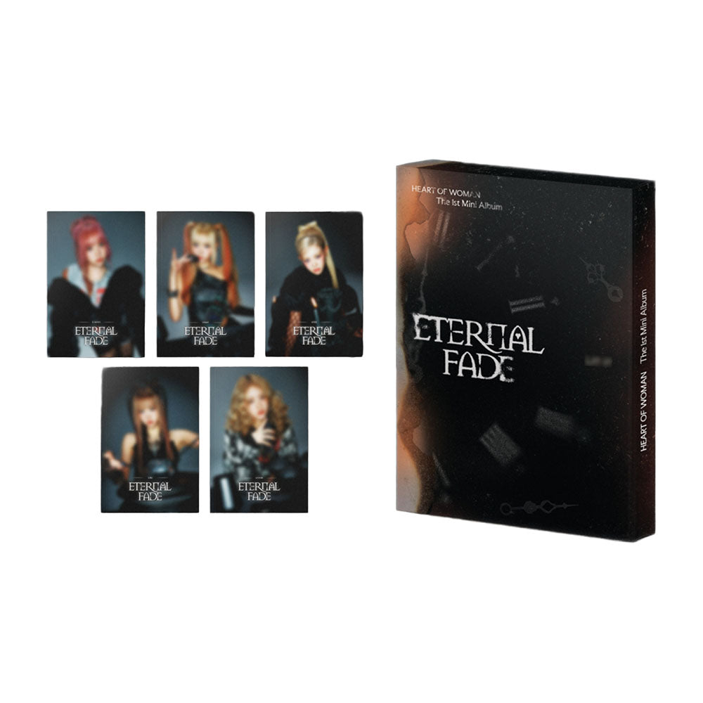 HEART OF WOMAN 1st Mini Album : ETERNAL FADE (Black ver)