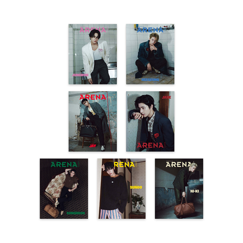 ARENA HOMME+ Korea October 2025 : ENHYPEN
