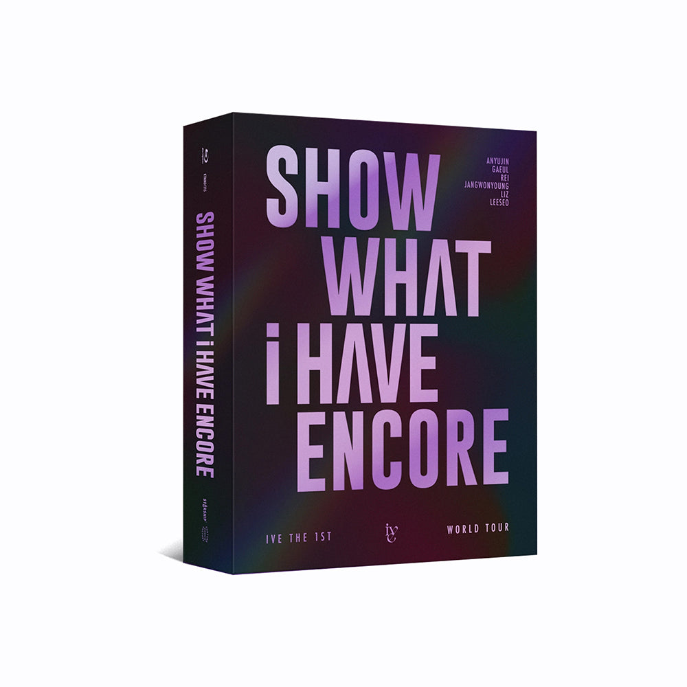 【新品】　IVE SHOW WHAT I HAVE ENCORE Blu-ray IVE - THE 1ST WORLD TOUR [SHOW WHAT I HAVE ENCORE] Blu-ray +