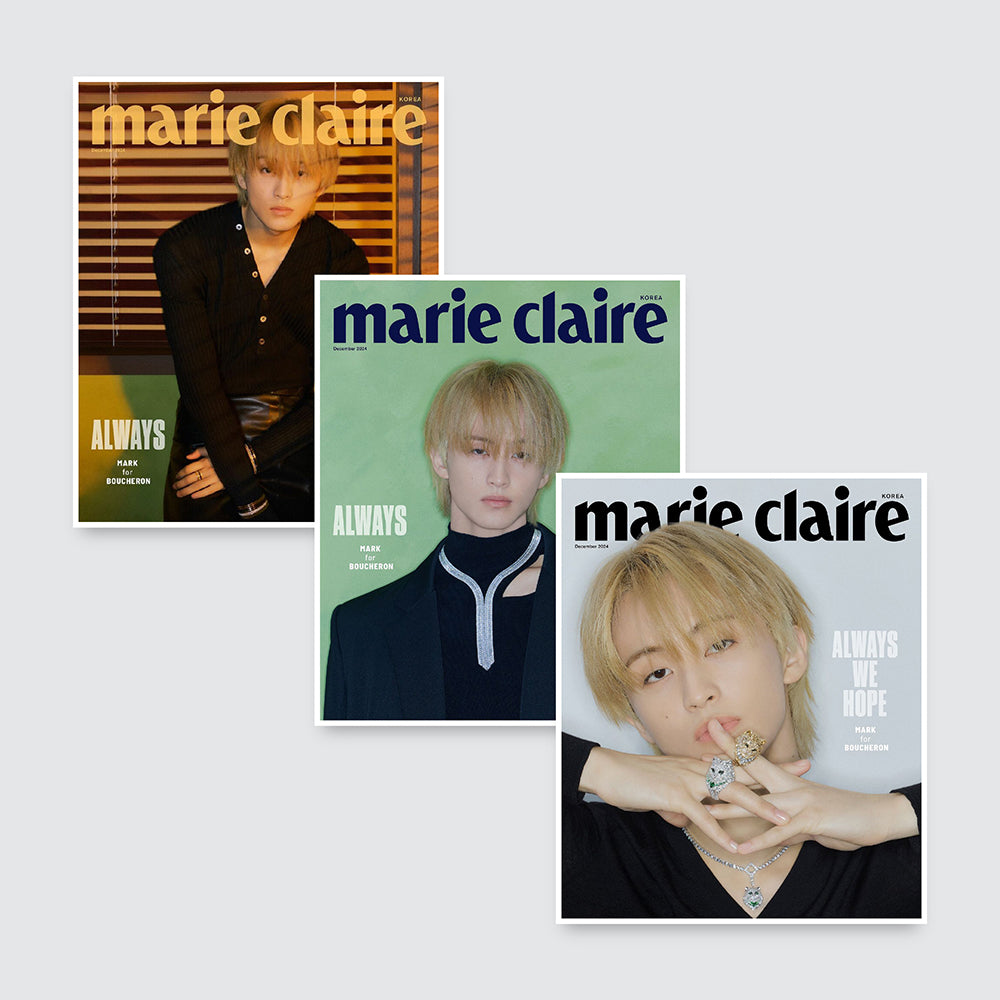 marie claire Korea Magazine December 2024 : NCT Mark Cover