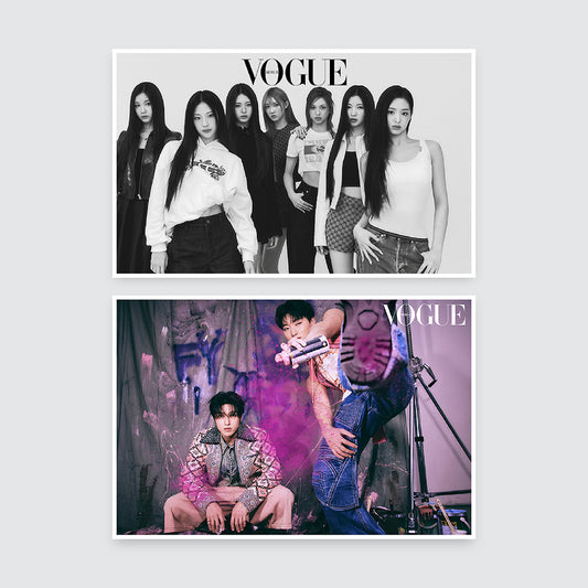 VOGUE Korea Magazine June 2024 : BABYMONSTER & ATEEZ Photobook Included