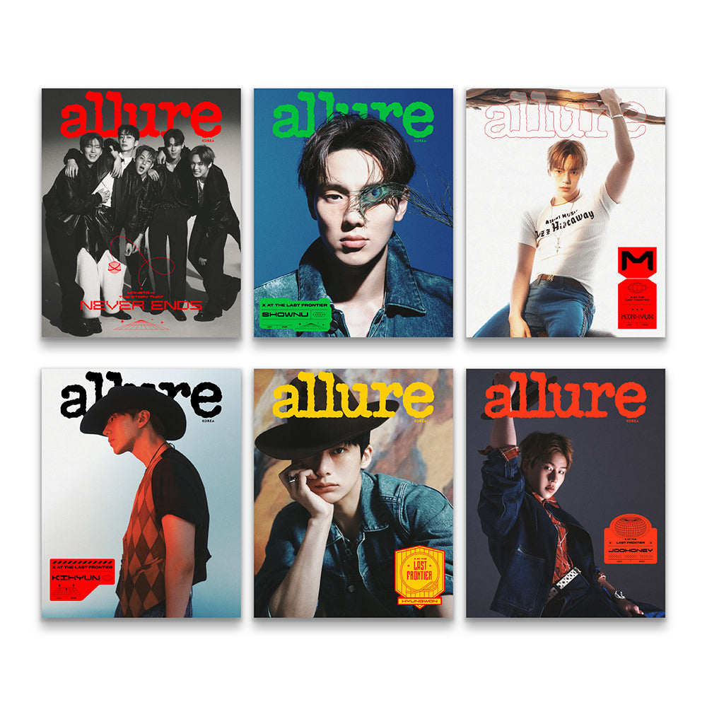allure Korea July 2025 : MONSTA X Cover (Postcard Included)