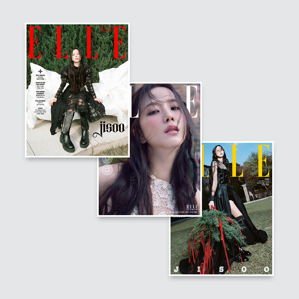 ELLE Korea Magazine December 2024 : BLACKPINK Jisoo Cover