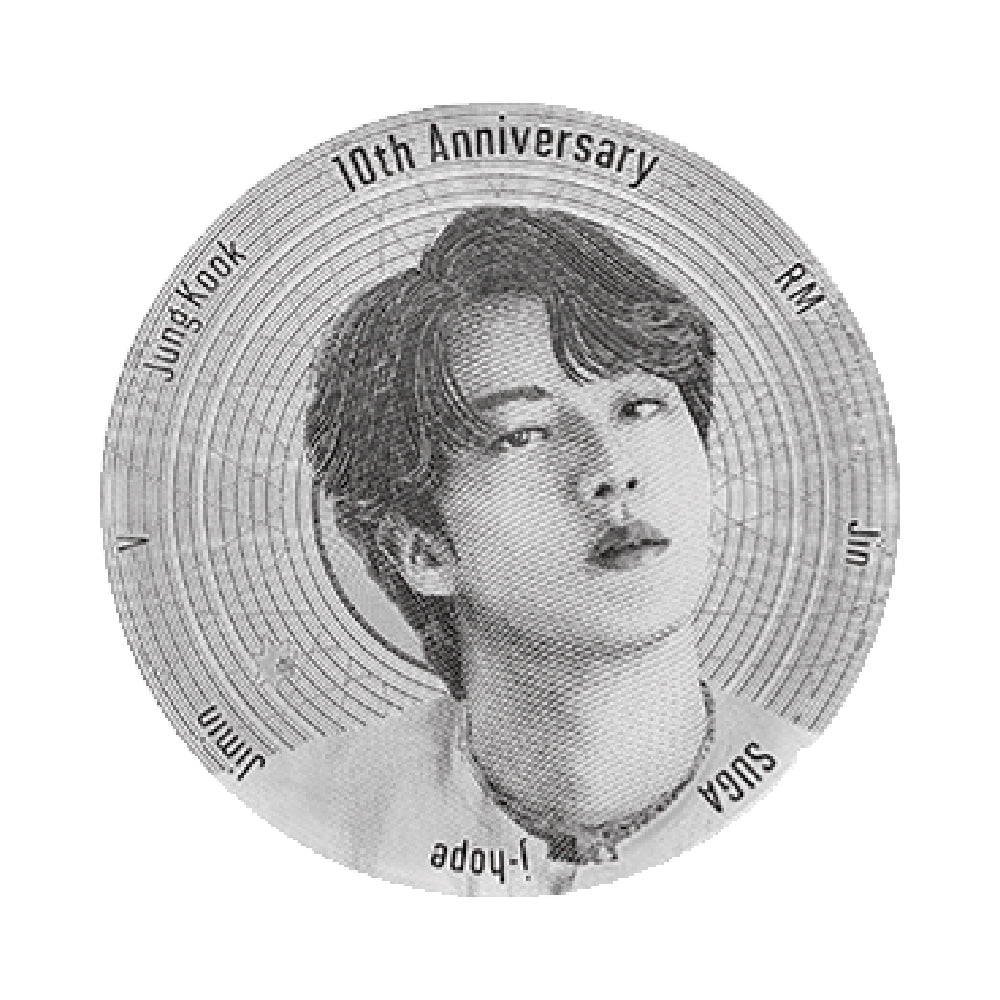 BTS 10th Anniversary Commemorative Medal (Silver)