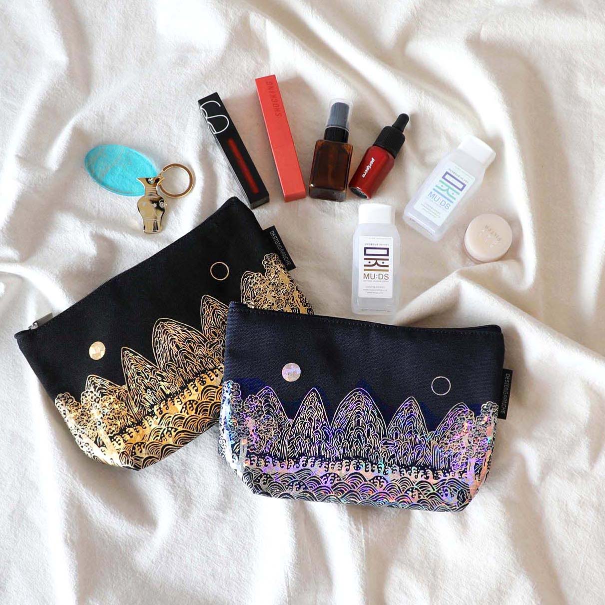 Korean National Museum Sun and Moon Pouch