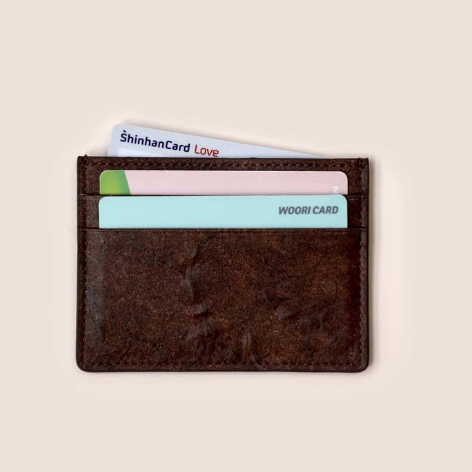 Korean National Museum Hanji Leather Wallet