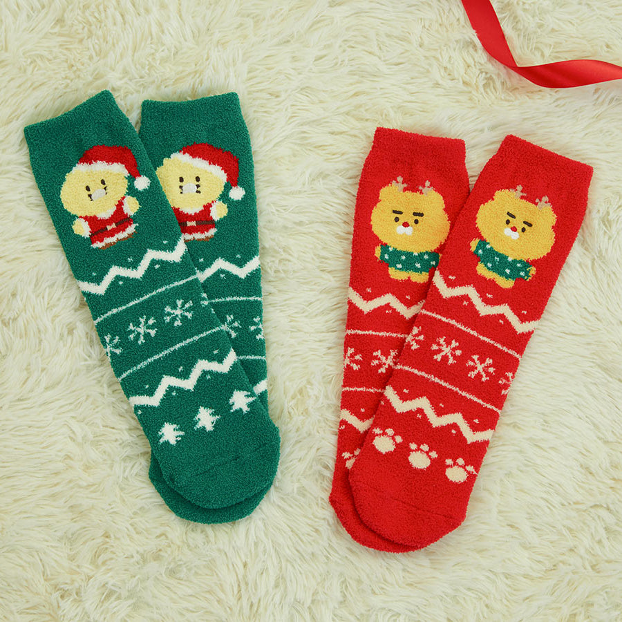 Kakao Friends (My Christmas) Cookie Socks Doll | Daebak, Ryan