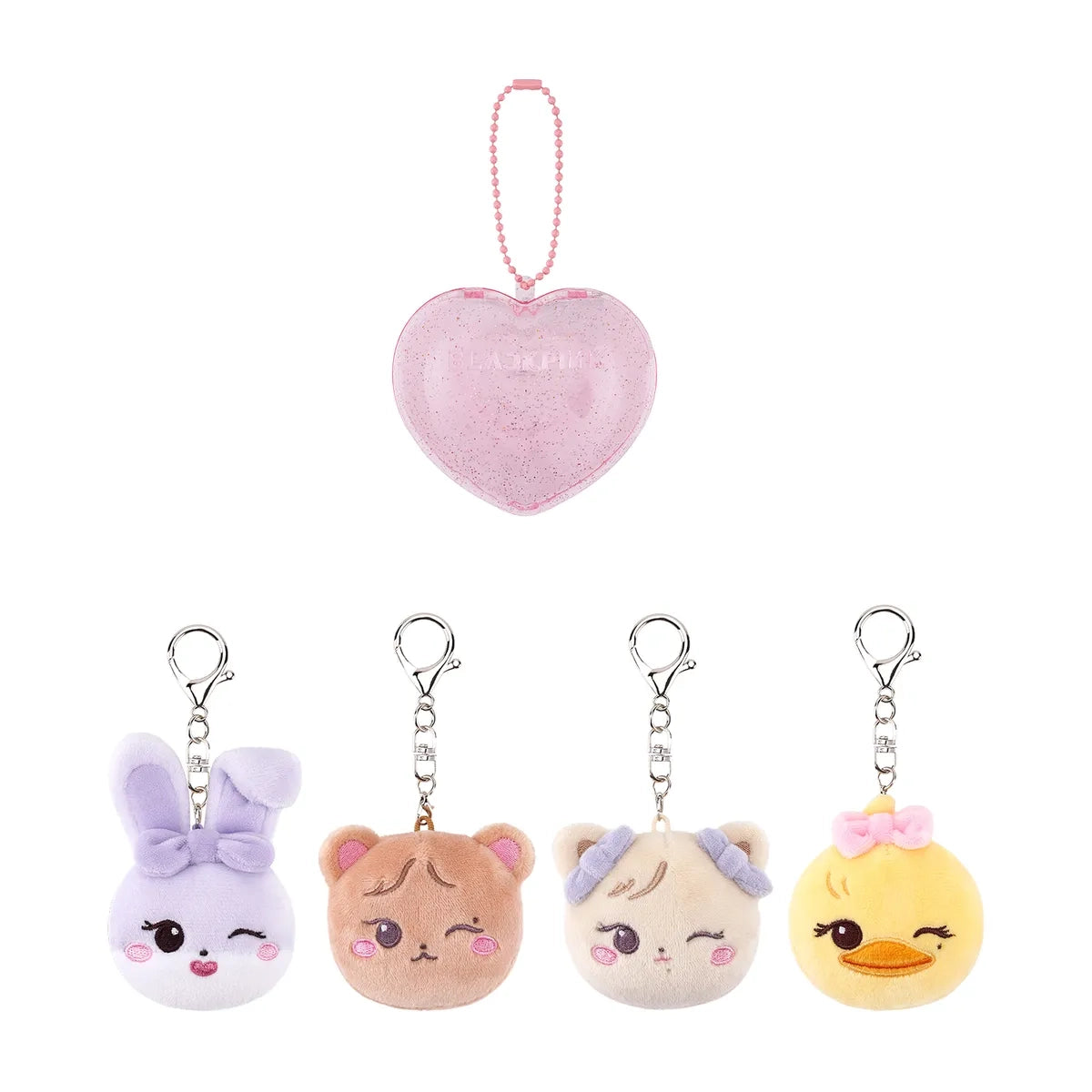 BLACKPINK [DEADLINE] Character Plush Face Keyring & Case