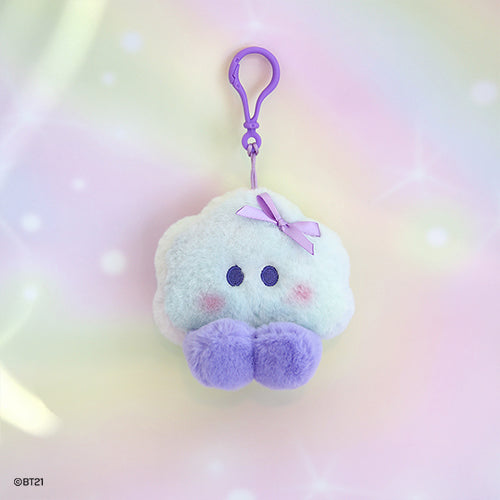 BT21 minini Rainbow Plush Keyring