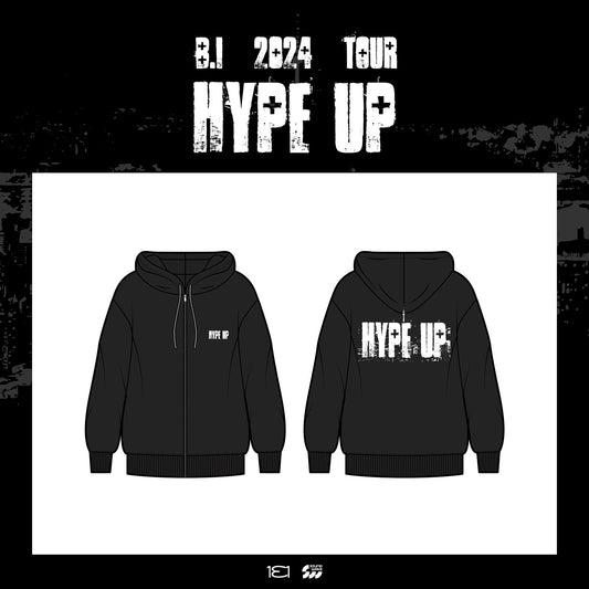 B.I [2024 Tour Concert: HYPE UP] Zip-Up Hoodie