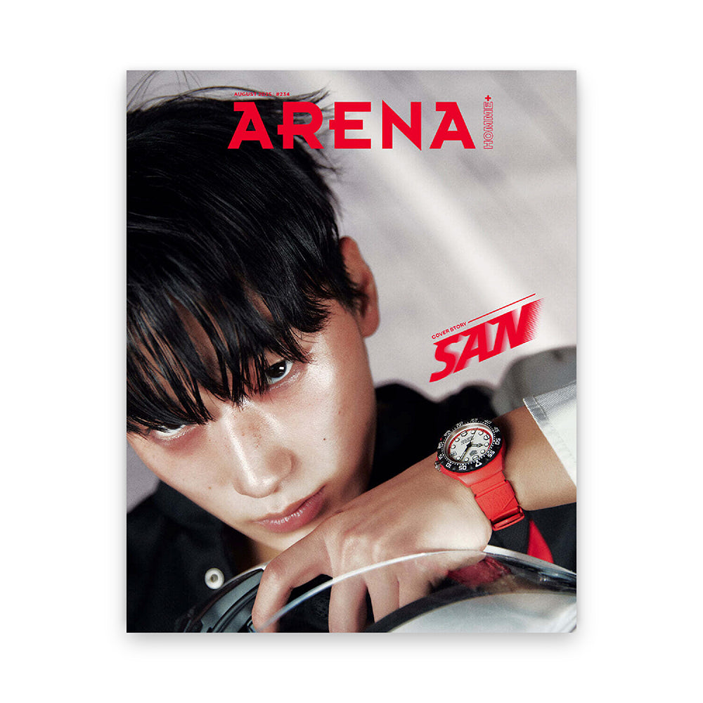 ARENA HOMME+ Korea August 2025 : ATEEZ SAN Cover