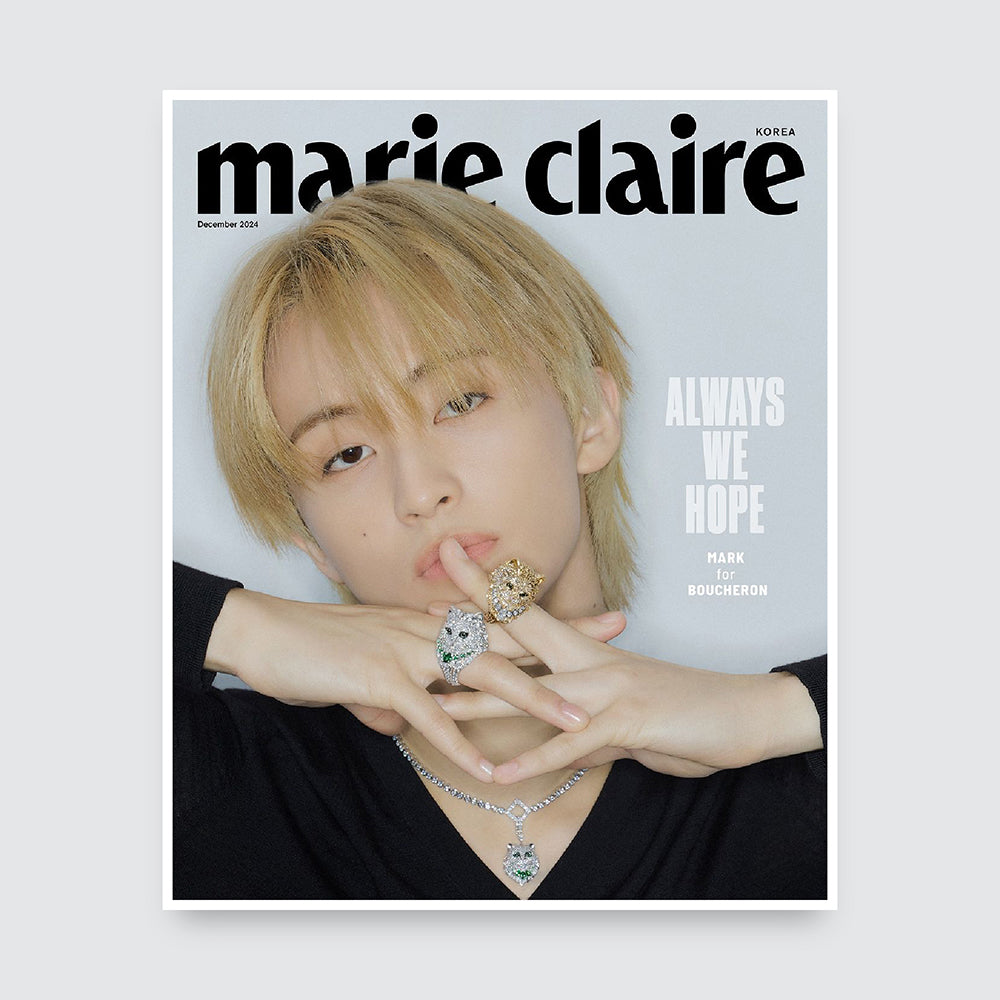 marie claire Korea Magazine December 2024 : NCT Mark Cover