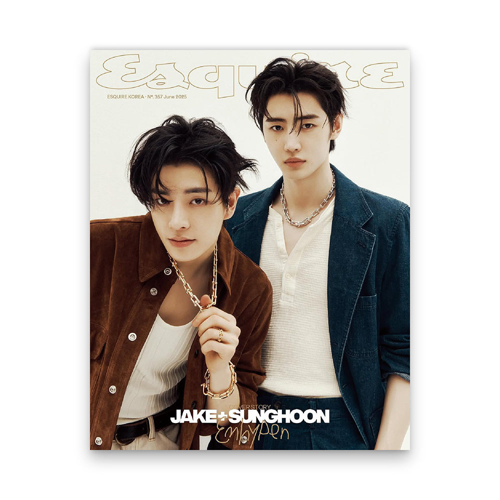 ESQUIRE Korea June 2025 : ENHYPEN JAKE&SUNGHOON Cover