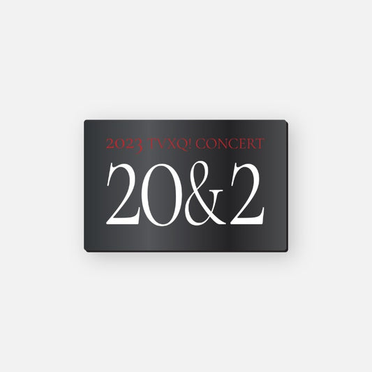 TVXQ! [2023 Concert: 20&2] Badge (Logo ver)