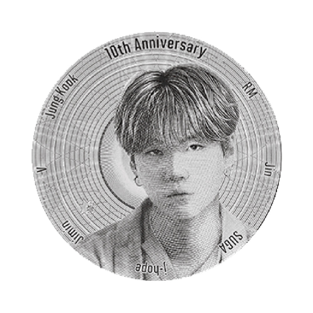 BTS 10th Anniversary Commemorative Medal (Silver)