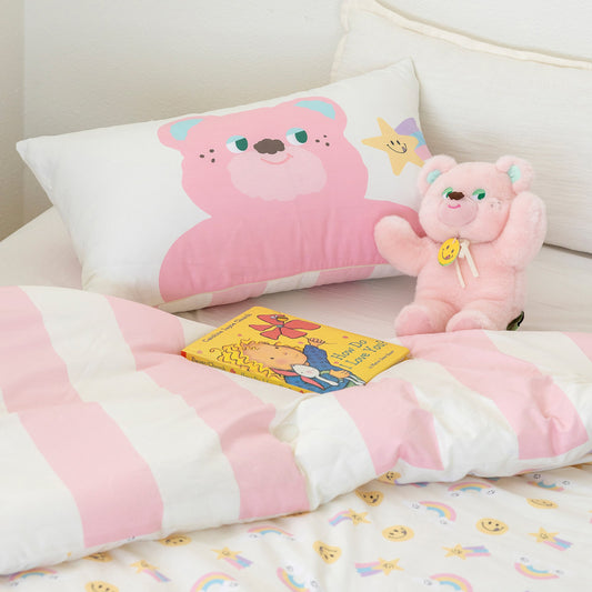 KNOTTED Fluffy Bedding Set (Ivory Sugarbear)