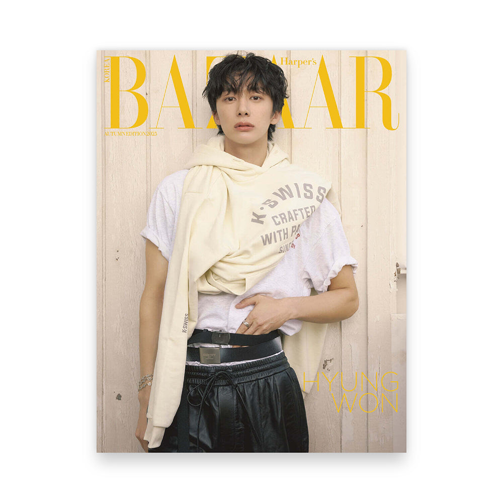 BAZAAR Korea Autumn Edition 2025 : MONSTA X (5 Photocards Included)