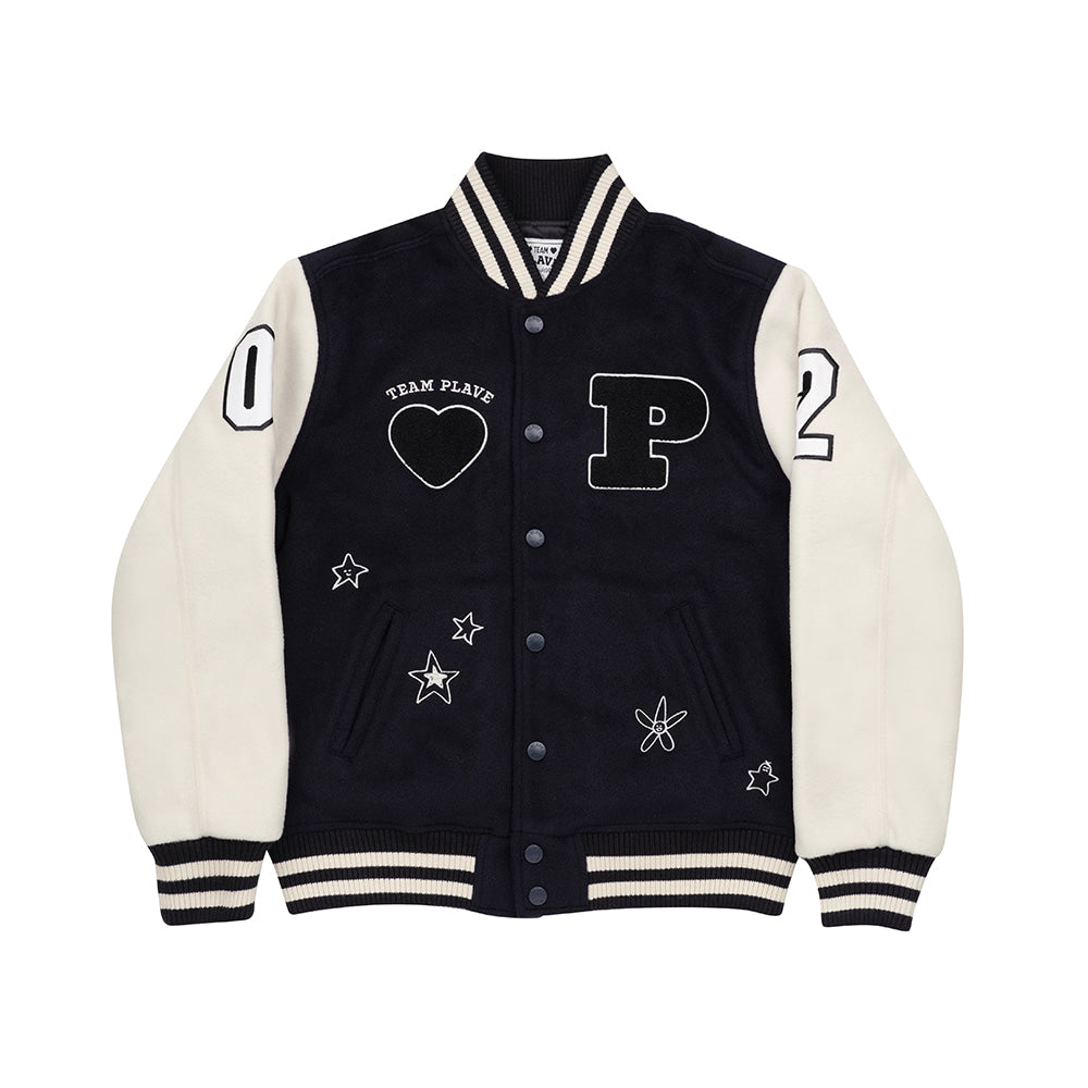 アイドル TEAM PLAVE VARSITY JACKET PLAVE [2025 Tour Encore] Team PLAVE Varsity Jacket – KPOP2U_Unnie