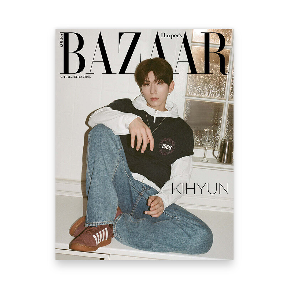 BAZAAR Korea Autumn Edition 2025 : MONSTA X (5 Photocards Included)