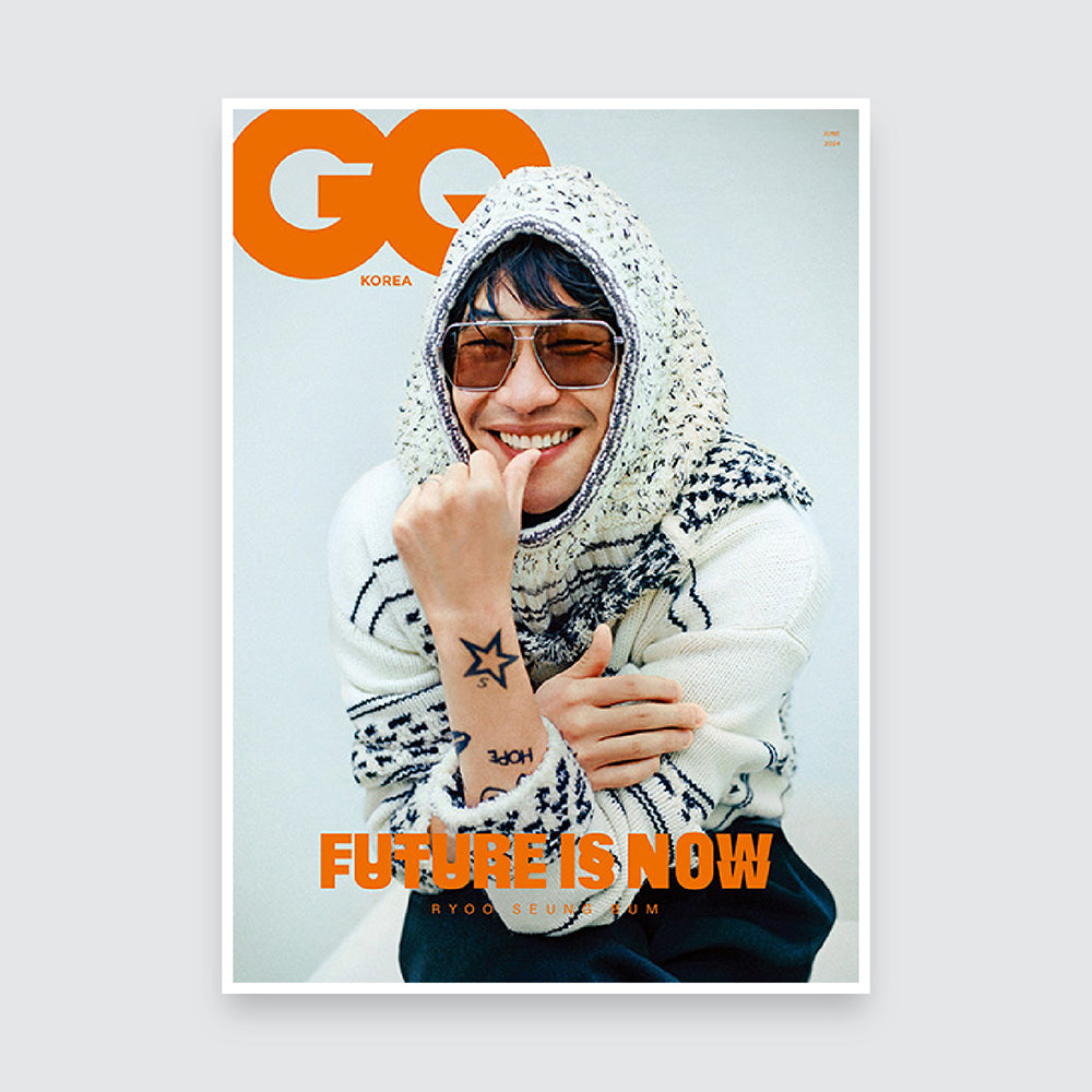 GQ Korea Magazine June 2024 : RYOO SEUNG BUM Cover