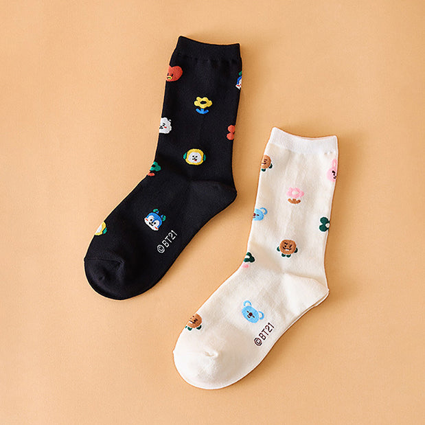 BT21 Basic Daily Socks (2P)