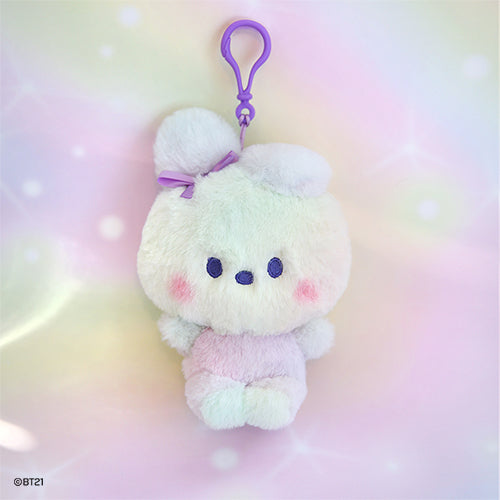 BT21 minini Rainbow Plush Keyring