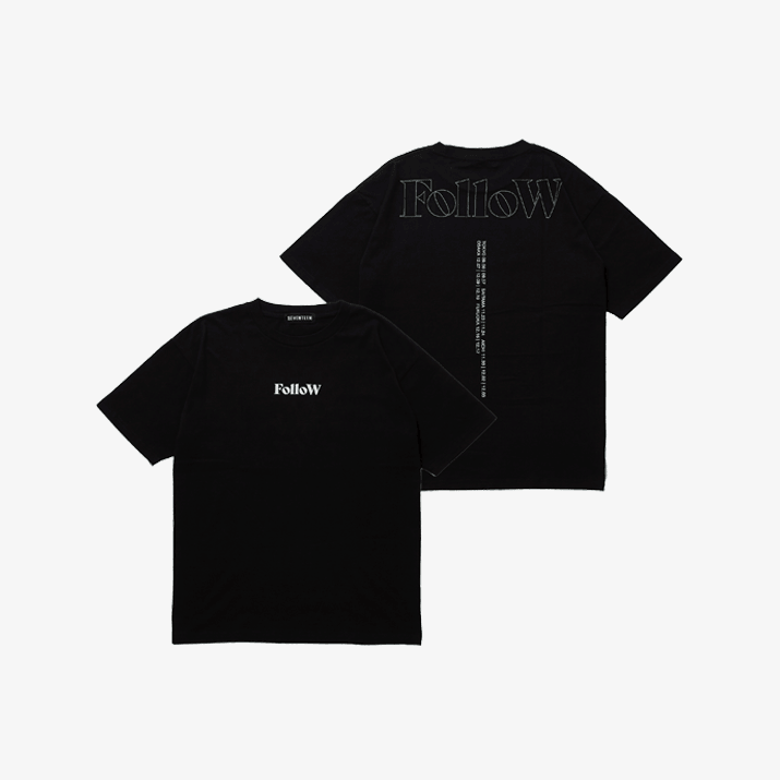 SEVENTEEN [FOLLOW TO JAPAN] S/S T-Shirt (Black)