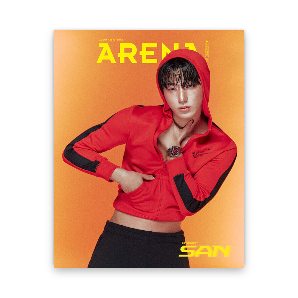 ARENA HOMME+ Korea August 2025 : ATEEZ SAN Cover