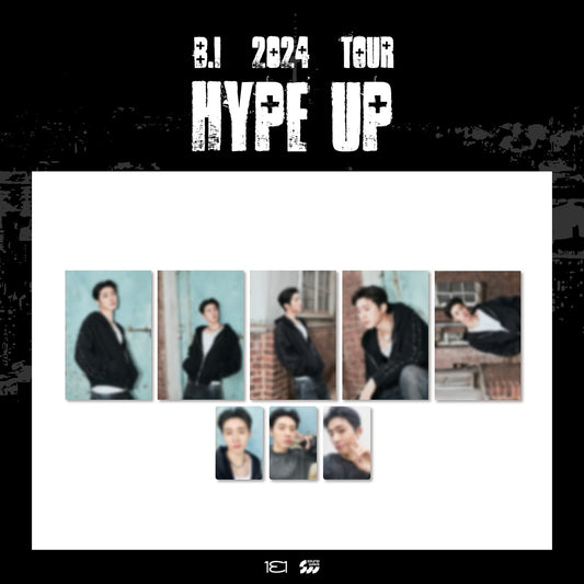 B.I [2024 Tour Concert: HYPE UP] Postcard & Photocard Set