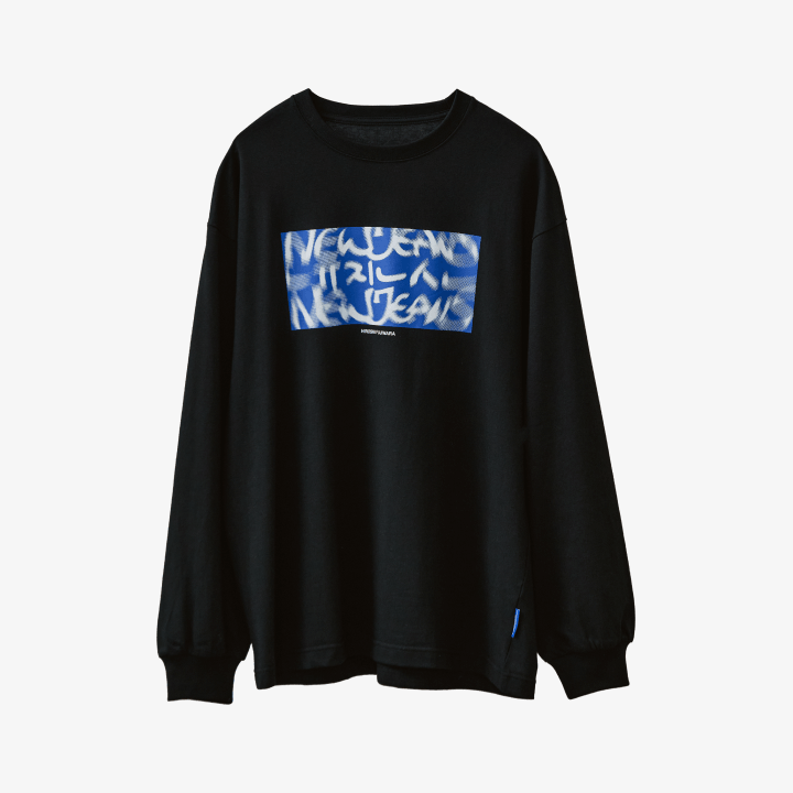 NewJeans X Hiroshi Fujiwara COLLER Long Sleeve T-Shirt NewJeans X Hiroshi Fujiwara COLLER Long Sleeve T-Shirt