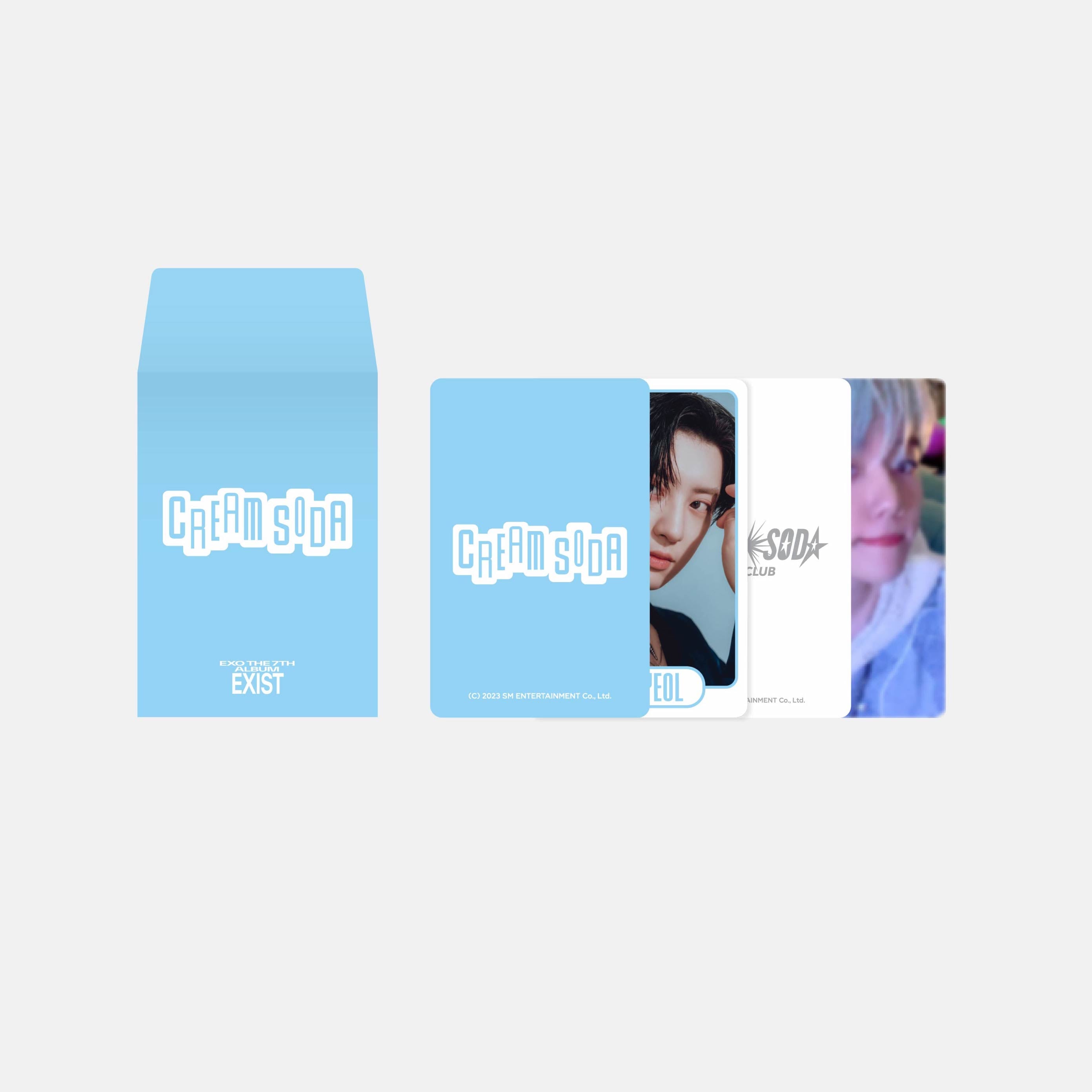 EXO [Cream Soda Pop Up] Random Trading Card Set B – KPOP2U_Unnie