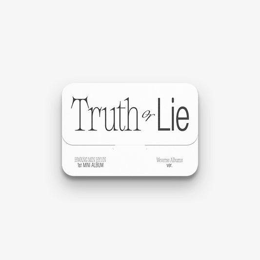 HWANG MIN HYUN 1st Mini Album : Truth or Lie (Weverse Albums ver)